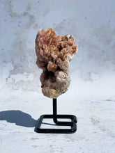 Load image into Gallery viewer, Pink Amethyst Geode on Stand - IND013