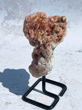 Load image into Gallery viewer, Pink Amethyst Geode on Stand - IND013