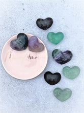 Load image into Gallery viewer, Fluorite Hearts - Intuitively Selected