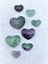 Load image into Gallery viewer, Fluorite Hearts - Intuitively Selected