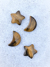 Load image into Gallery viewer, Tigers Eye Stars and Moons - Intuitively Selected