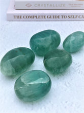 Load image into Gallery viewer, Fluorite Palmstones (Green) - Intuitively Selected