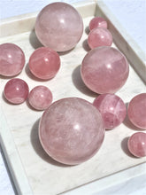 Load image into Gallery viewer, Rose Quartz Spheres - Intuitively Selected