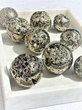 Load image into Gallery viewer, Pyrite Spheres - Intuitively Selected