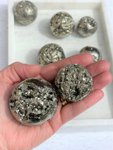 Load image into Gallery viewer, Pyrite Spheres - Intuitively Selected