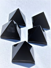 Load image into Gallery viewer, Obsidian Pyramids - Intuitively Selected