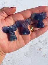 Load image into Gallery viewer, Mini Fluorite Goddess Body with Wings (Rainbow) - Intuitively Selected