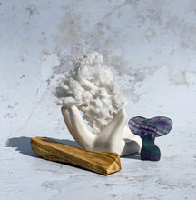 Load image into Gallery viewer, Mini Fluorite Goddess Body with Wings (Rainbow) - Intuitively Selected