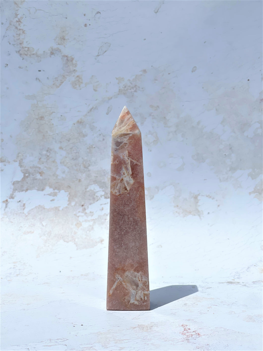 Pink Amethyst Obelisk - IND011