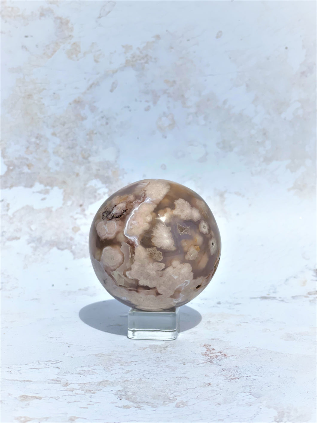 Flower Agate Sphere - IND121