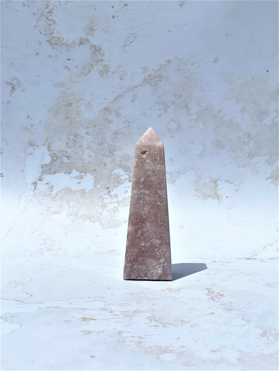 Pink Amethyst Obelisk - IND122
