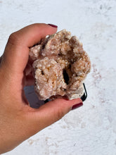 Load image into Gallery viewer, Pink Amethyst Geode on Stand - IND013
