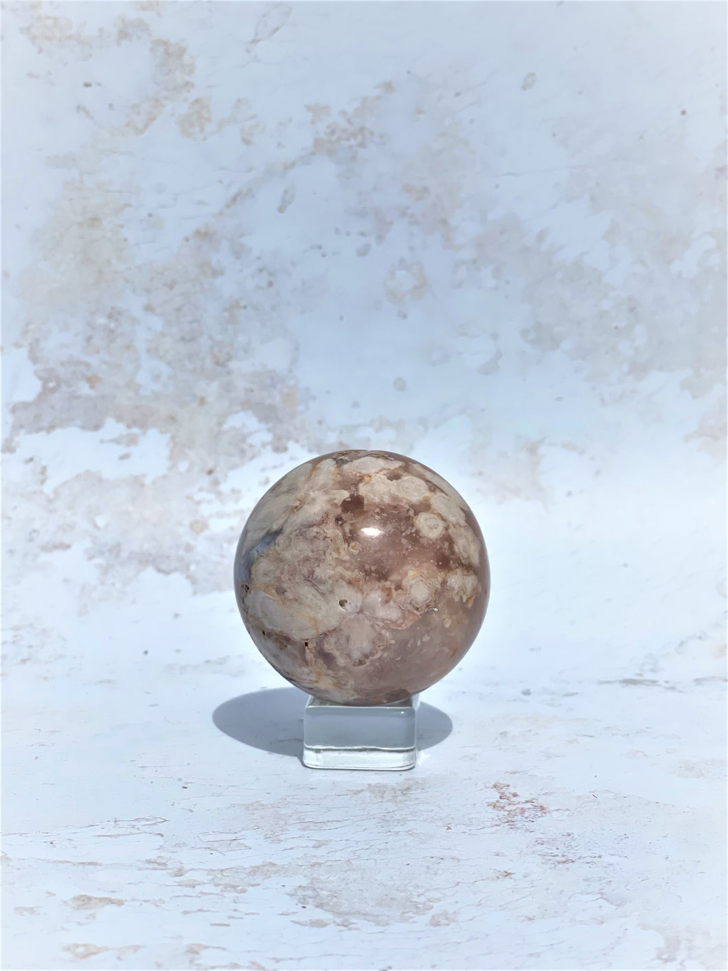 Flower Agate Sphere - IND141