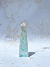 Load image into Gallery viewer, Caribbean Calcite Obelisk - IND143
