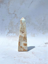 Load image into Gallery viewer, Caribbean Calcite Obelisk - IND143
