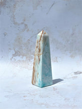 Load image into Gallery viewer, Caribbean Calcite Obelisk - IND143
