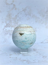 Load image into Gallery viewer, Caribbean Calcite Sphere - IND156
