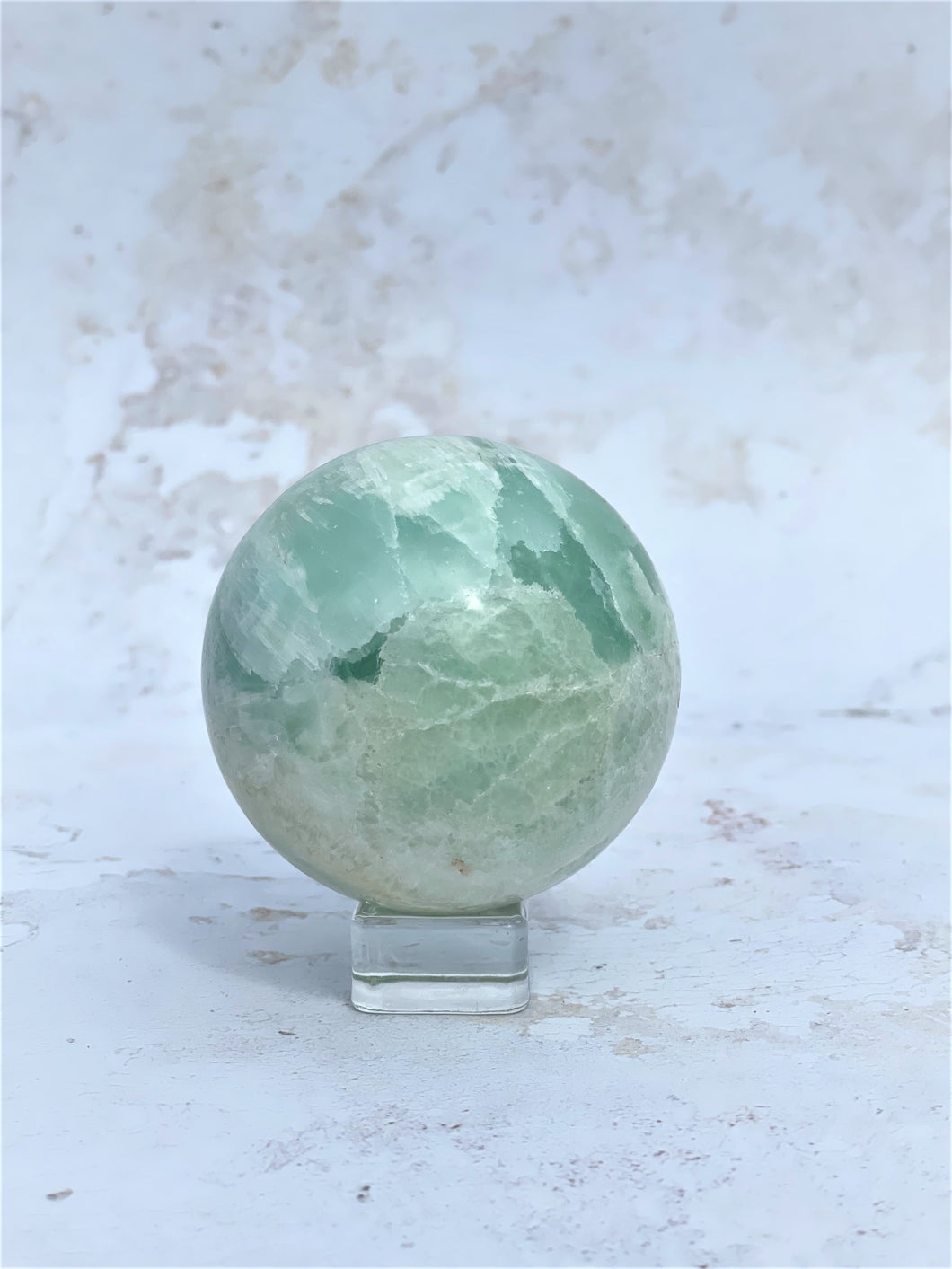 Caribbean Calcite Sphere - IND169