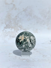 Load image into Gallery viewer, Moss Agate Sphere - IND176
