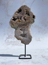 Load image into Gallery viewer, Small Pink Amethyst Slab on Stand - IND180
