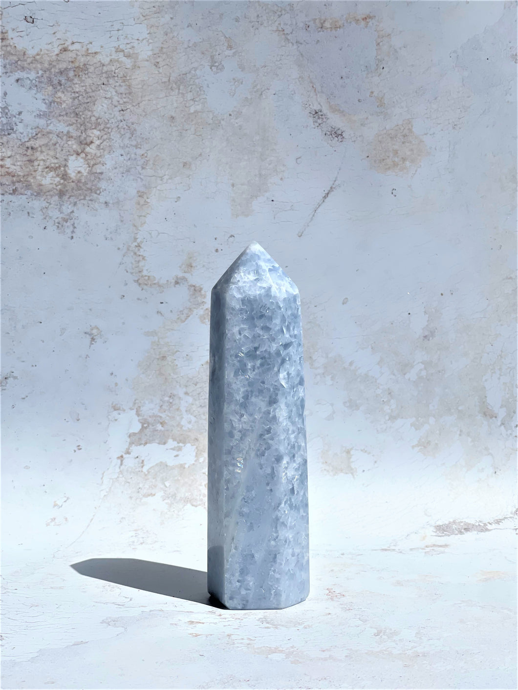 Blue Calcite Tower - IND186