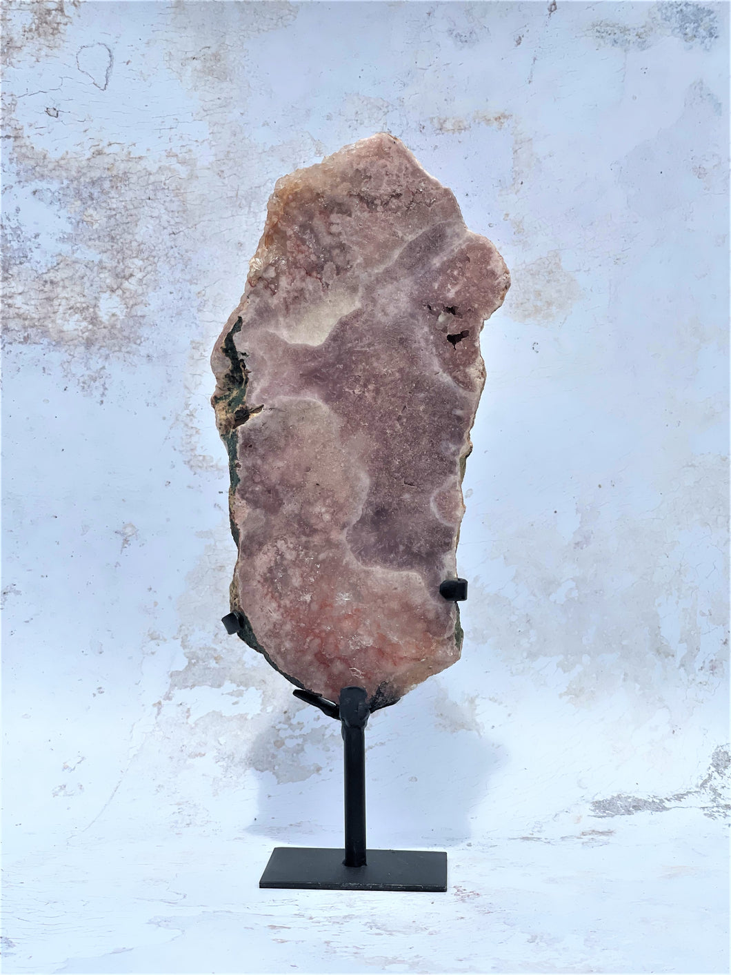 Pink Amethyst Slab on Stand - IND190