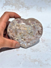 Load image into Gallery viewer, Flower Agate Heart - IND194
