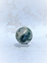 Load image into Gallery viewer, Moss Agate Sphere - IND199
