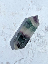 Load image into Gallery viewer, Fluorite Double Terminated Point (Rainbow) - IND204
