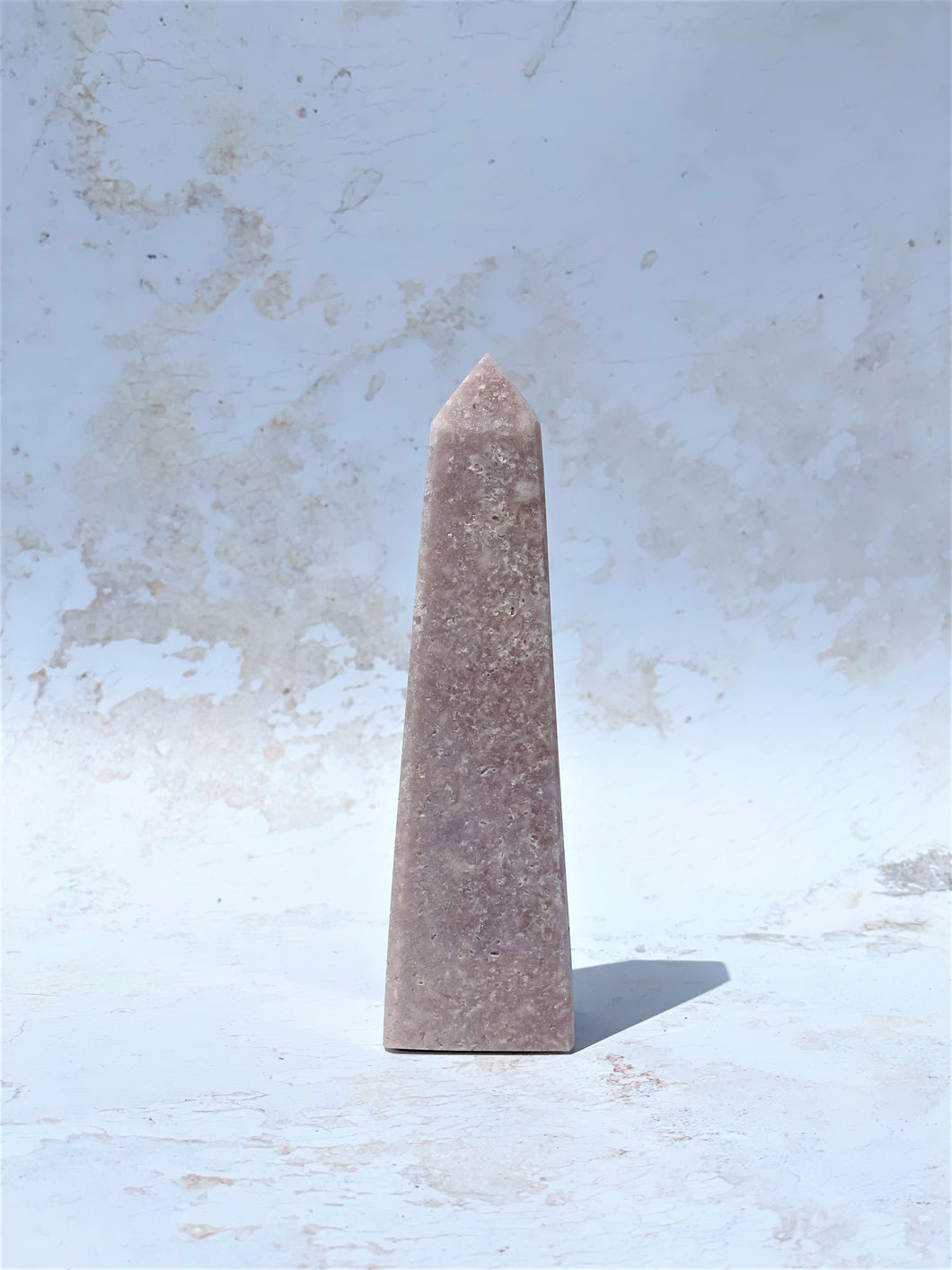 Pink Amethyst Obelisk - IND209