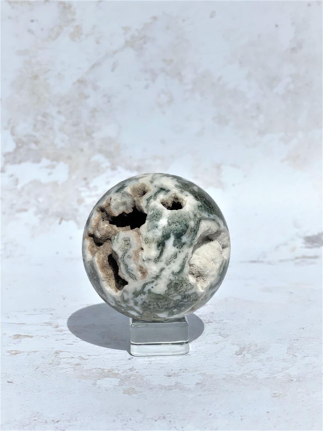 Moss Agate Sphere - IND021
