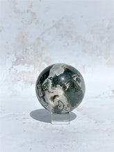 Load image into Gallery viewer, Moss Agate Sphere - IND211
