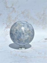 Load image into Gallery viewer, Blue Calcite Sphere - IND231
