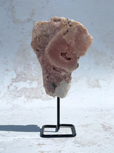 Load image into Gallery viewer, Mini Pink Amethyst Slab on Stand - IND027
