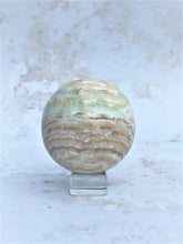 Load image into Gallery viewer, Caribbean Calcite Sphere - IND036
