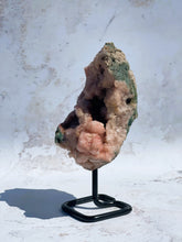 Load image into Gallery viewer, Pink Amethyst Geode on Stand - IND037
