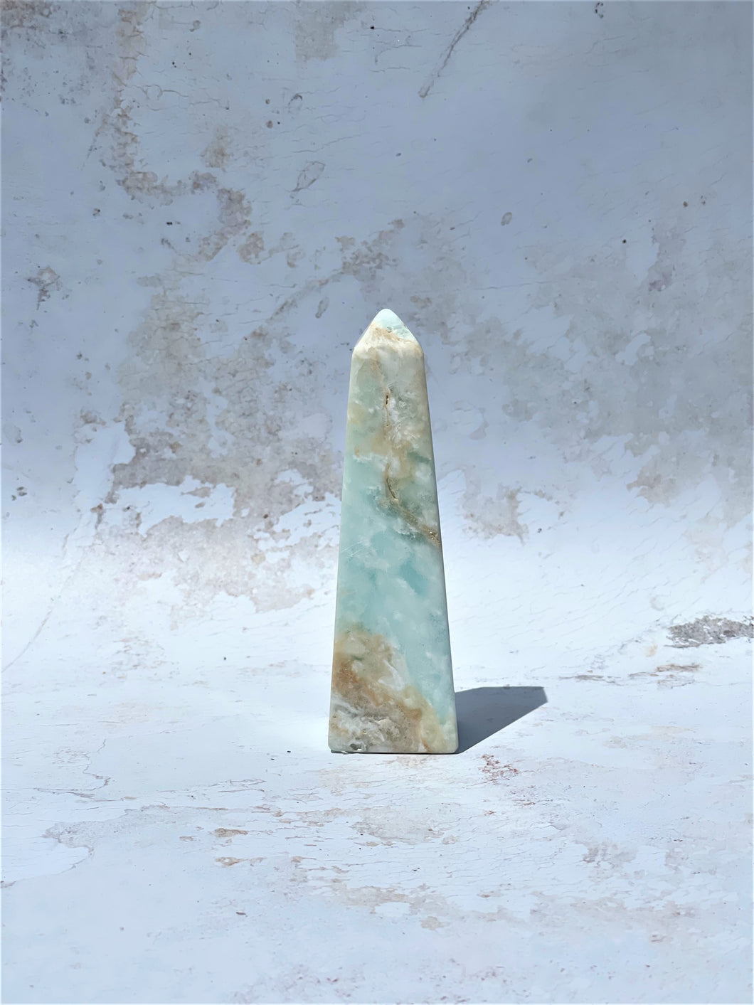 Caribbean Calcite Obelisk - IND004