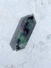 Load image into Gallery viewer, Fluorite Double Terminated Point (Rainbow) - IND042
