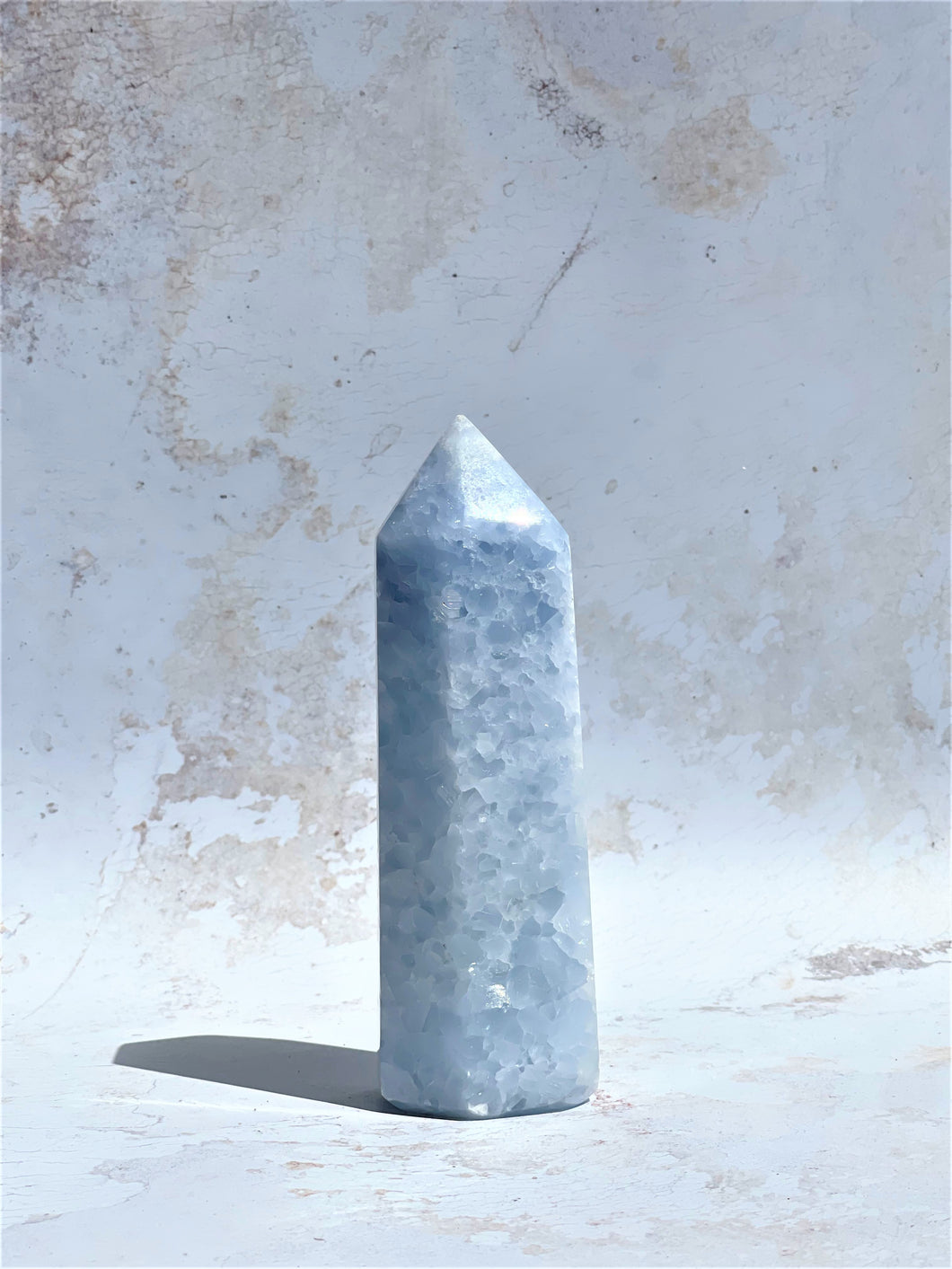 Blue Calcite Tower - IND005