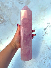 Load image into Gallery viewer, Rose Quartz Tower - IND074

