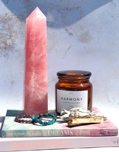 Load image into Gallery viewer, Rose Quartz Tower - IND074
