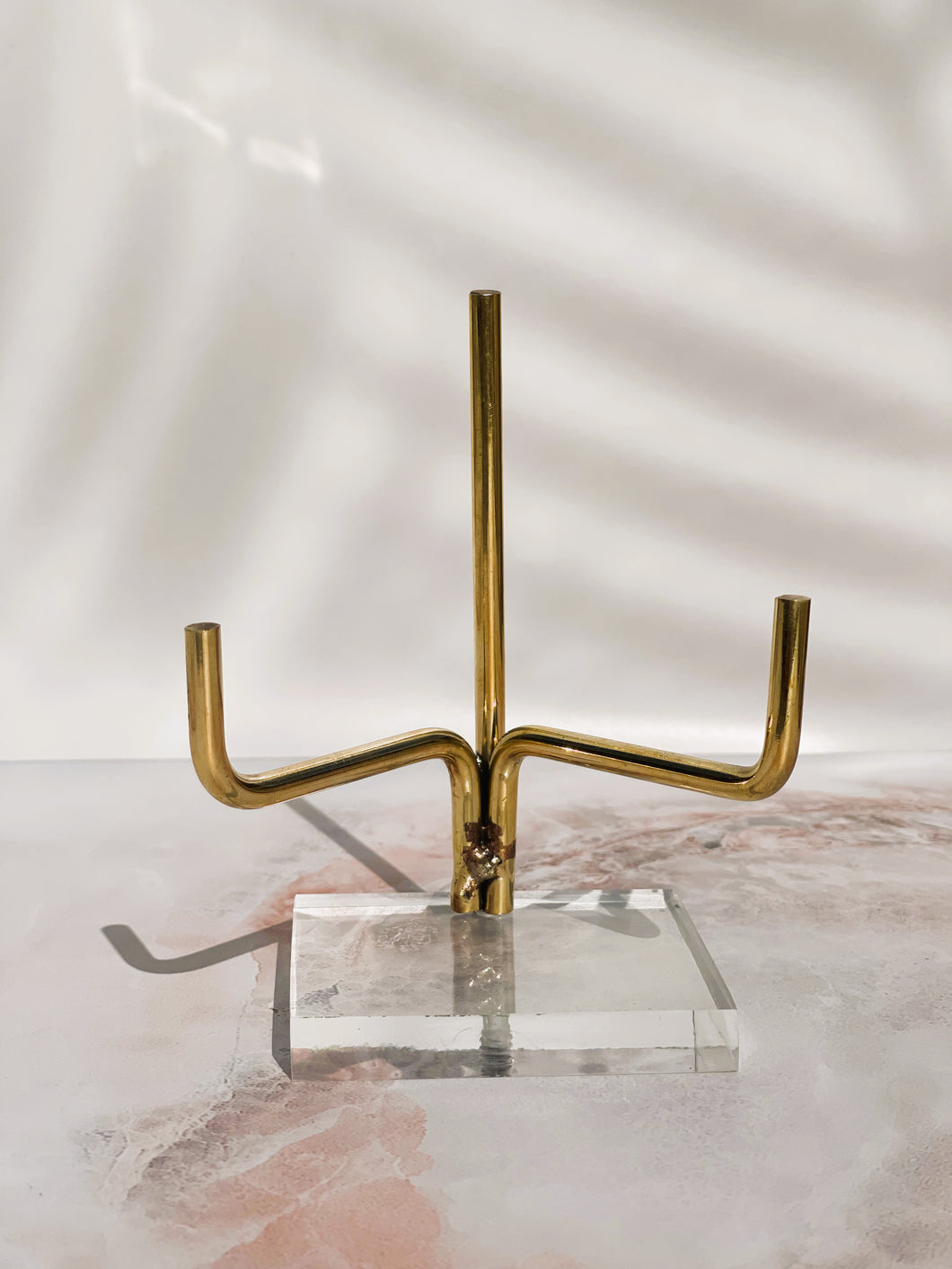Acrylic Base Display Stand - (Gold)