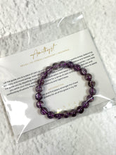 Load image into Gallery viewer, Amethyst Bracelet 8mm
