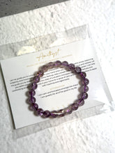 Load image into Gallery viewer, Amethyst Bracelet 8mm
