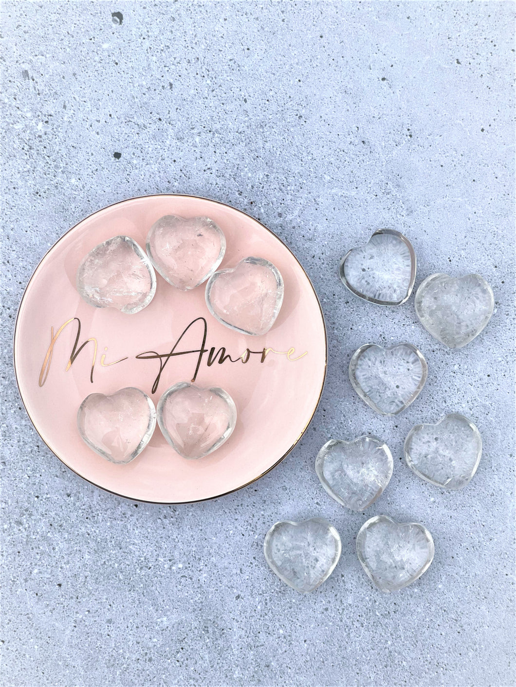 Clear Quartz Hearts - Intuitively Selected