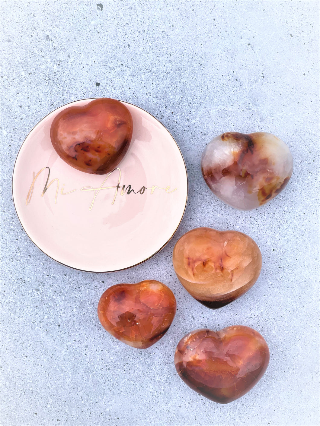 Carnelian Hearts - Intuitively Selected