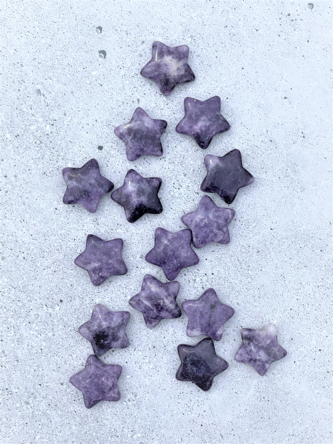 Lepidolite Stars - Intuitively Selected