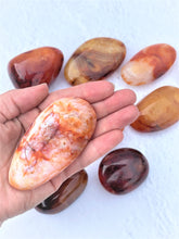 Load image into Gallery viewer, Carnelian Palmstones - Intuitively Selected

