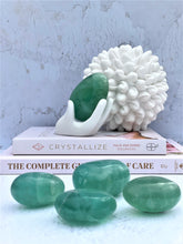 Load image into Gallery viewer, Fluorite Palmstones (Green) - Intuitively Selected
