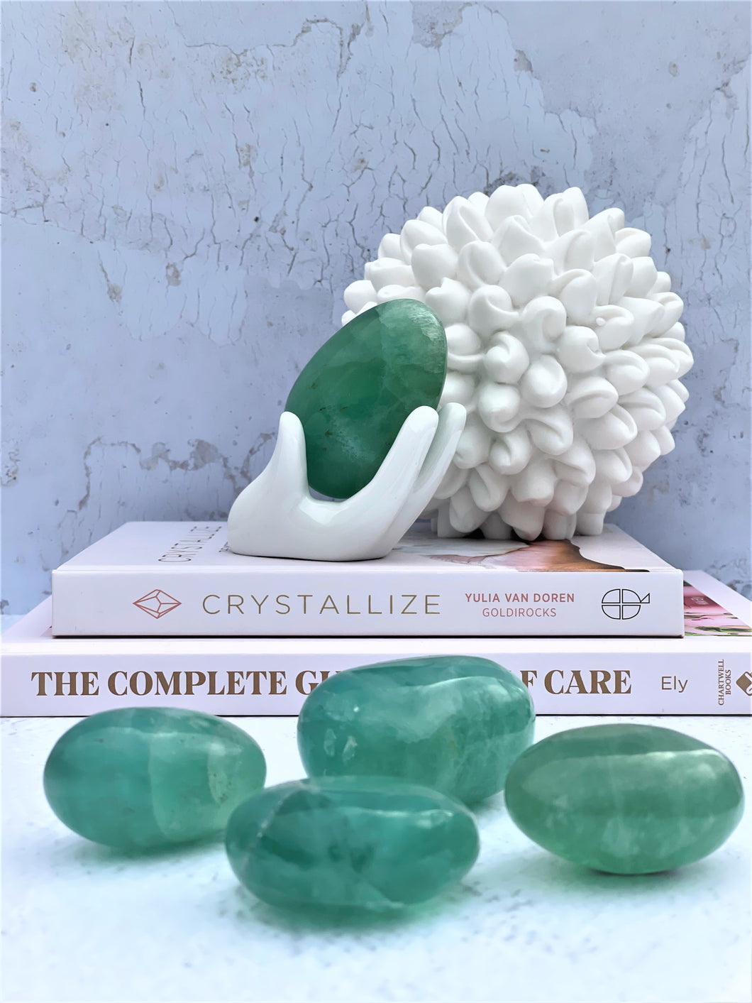 Fluorite Palmstones (Green) - Intuitively Selected